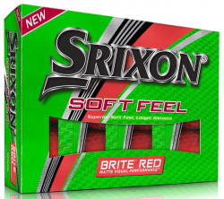 Srixon Golfboll Softfeel Brite Röd (1st dussin)