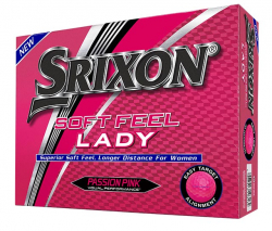 Srixon Golfboll Softfeel Dam Rosa (1st dussin)