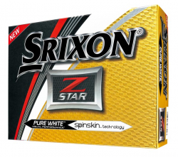 Srixon Golfboll Z-Star Pure Vit (1st dussin)