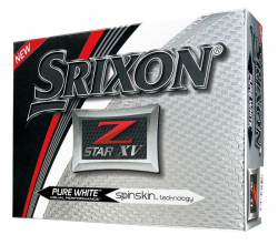 Srixon Golfboll Z-Star XV Pure Vit (1st dussin)