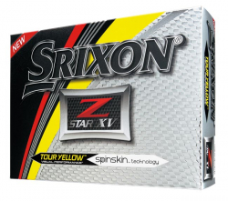 Srixon Golfboll Z-Star XV Tour Gul (1st dussin)