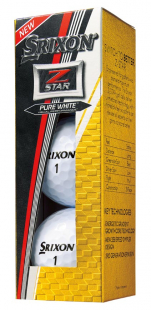 Srixon Golfboll Z-Star Pure Vit (3-pack)