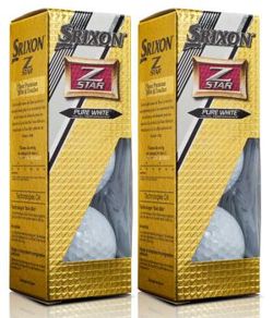 Srixon Golfboll Z-Star Pure Vit (6-pack)