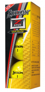 Srixon Golfboll Z-Star Tour Gul (3-pack)