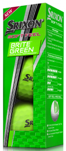 Srixon Golfboll Softfeel Brite Grön (3-pack)