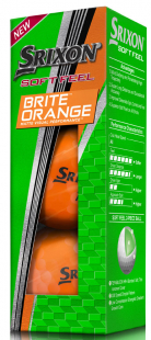 Srixon Golfboll Softfeel Brite Orange (3-pack)