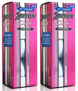 Srixon Golfboll Softfeel Vit Dam (6-pack)