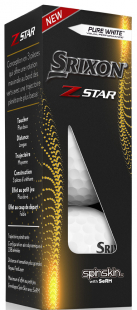 Srixon Golfboll Z-Star Pure 2021 Vit (3-pack)