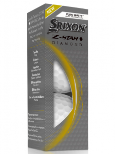 Srixon Golfboll Z-Star Diamond 2023 Vit (3-pack)