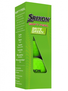 Srixon Golfboll Softfeel 2023 Brite Grön (3-pack)