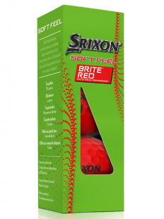 Srixon Golfboll Softfeel 2023 Brite Röd (3-pack)