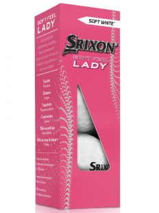 Srixon Golfboll Softfeel 2023 Vit Dam (3-pack)