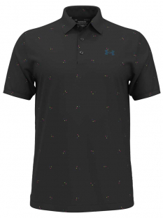 Under Armour Herr Piké Playoff Polo 3.0 Printed Svart 001