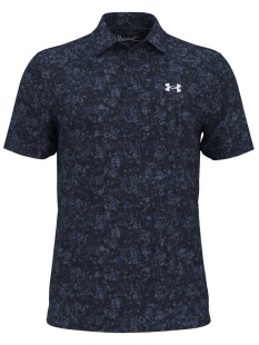 Under Armour Herr Piké Playoff Polo 3.0 Printed Midnatts Marinblå 410