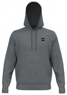 Under Armour Långärm Herr Rival Fleece Hoodie Pitch Grå 