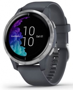 Garmin Smartklocka Venu Granitblå/Silver