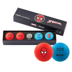 Volvik Golfbollar/Hatclip Marvel Spindelmannen (5 delar)