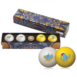 Volvik Golfbollar/Hatclip Disney Aladdin (5 delar)