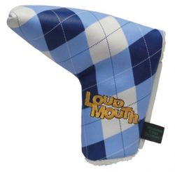 Winning Edge Headcover Loudmouth Putter Blå/Vit