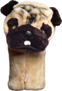 Daphne Headcover Driver Hund Mops