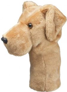 Daphne Headcover Driver Hund Labrador Gul