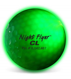 Night Flyer Golfboll CL 12st Grön