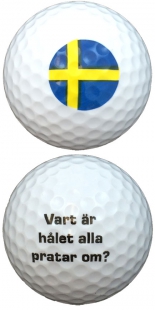 WL Golfboll Vit Sverige - Vart är hålet alla pratar om?  1st