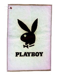 Playboy Handduk Bunny Vit/Svart