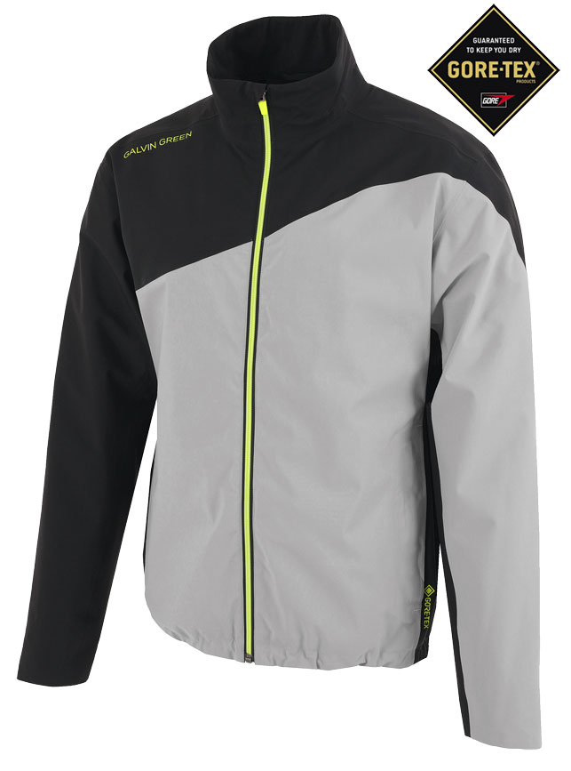 Galvin Green Gore Tex Herr Full Zip Jacka Aaron Sharkskin Svart